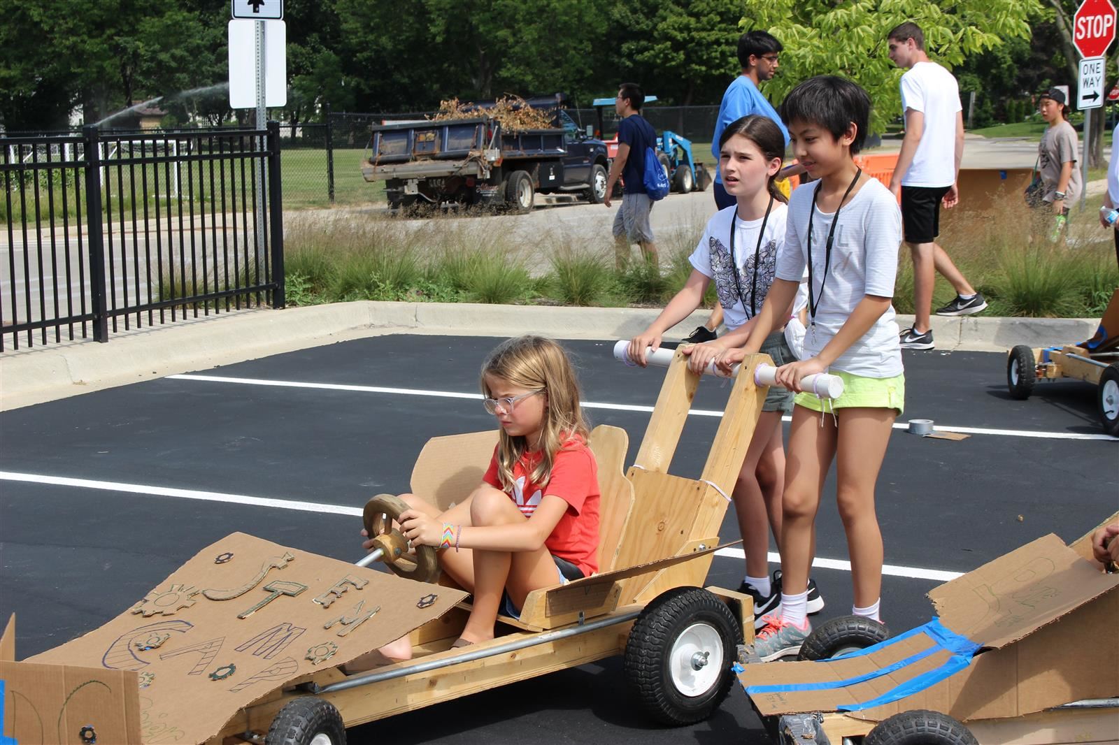 STEM Camp Style:  Design, Physics and Mechanical Engineering Vehicle Challenge 